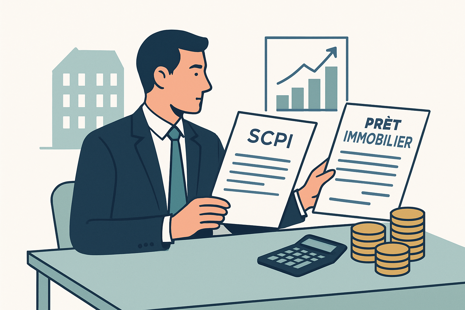 SCPI à crédit en 2026 : stratégie, risques et rentabilité