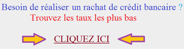 Simulation de rachat de crédit